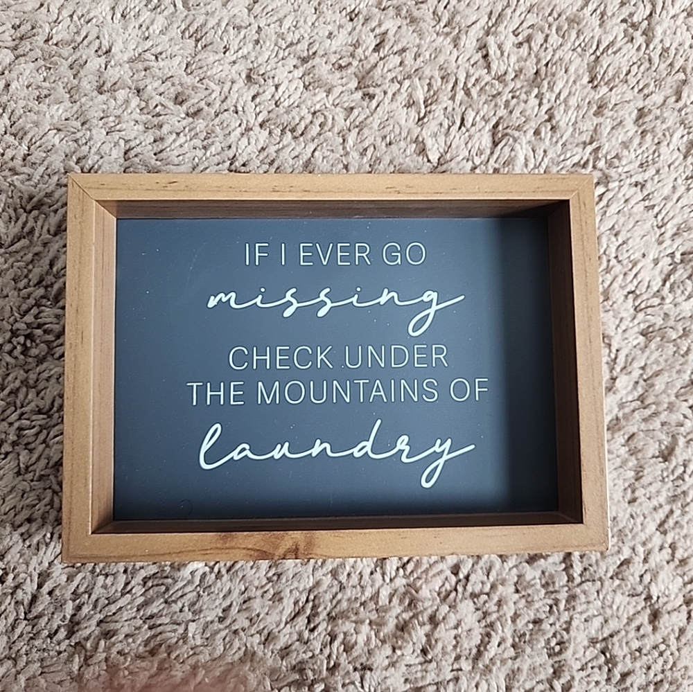 Laundry Room Decor Sign